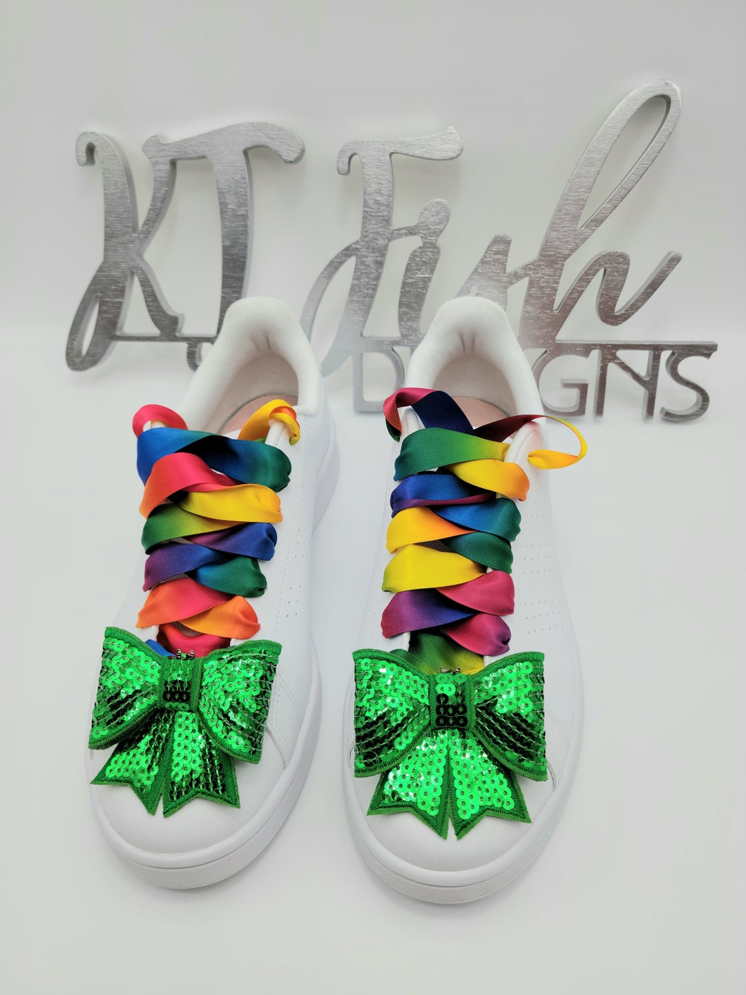 Sequin Bow Shoe Lace Charm, Shoelace Decoration, Lace Locks, Sneaker