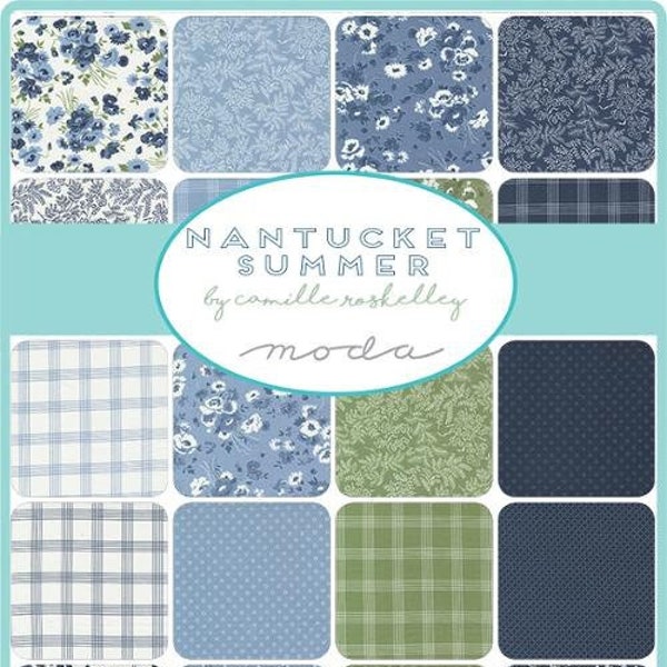 Nantucket Summer Five-inch charm pack Camille Roskelley OOP HTF (Want more than one? Add item to your cart, then change quantity in cart.)