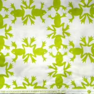 Alexander Henry "leap frog" fabric 2007 FQ or more