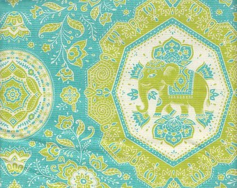 Trade Winds Jaipur green/blue Lily Ashbury moda fabric FQ or more