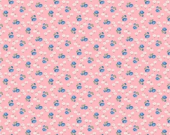 Back Porch Prints FQ or more Tiny Floral pink Kaye England Wilmington Prints fabric