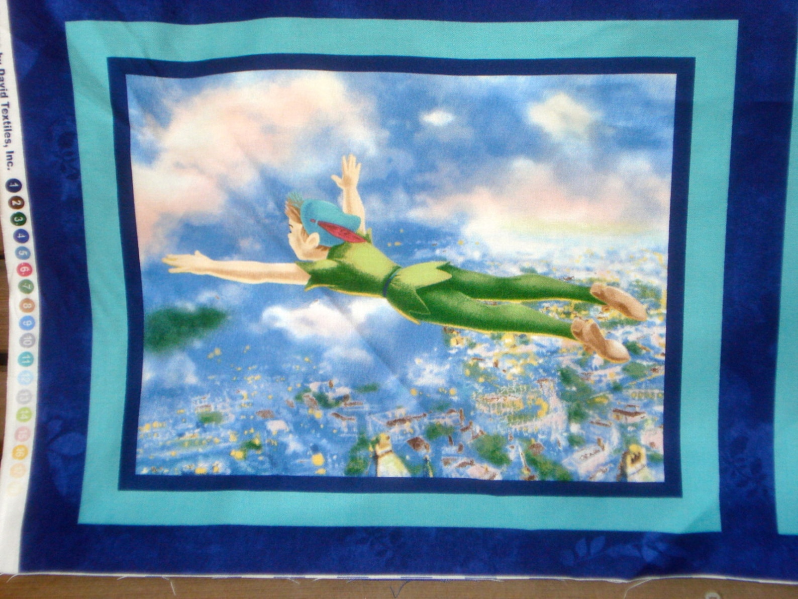 Peter Pan Wendy Disney Fabric Thomas Kinkade 23.5 Panel Etsy Australia