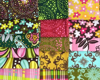 Chocolate Lollipop Anna Maria Horner 16 Quarter Yard set OOP HTF
