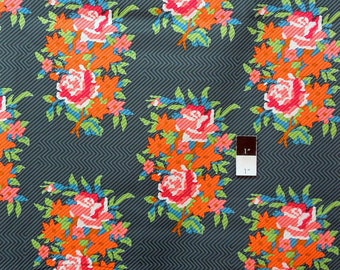 Dowry Twill Bouquet evergreen FQ or more Anna Maria Horner fabric oop htf