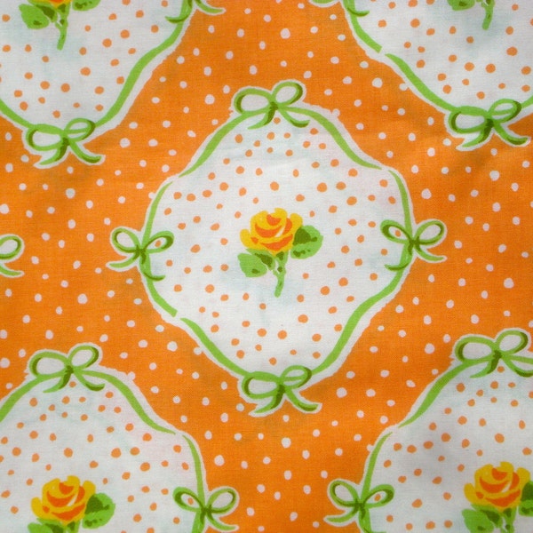 SALE : Urban Chiks Dream On flashback orange moda fabric FQ or more