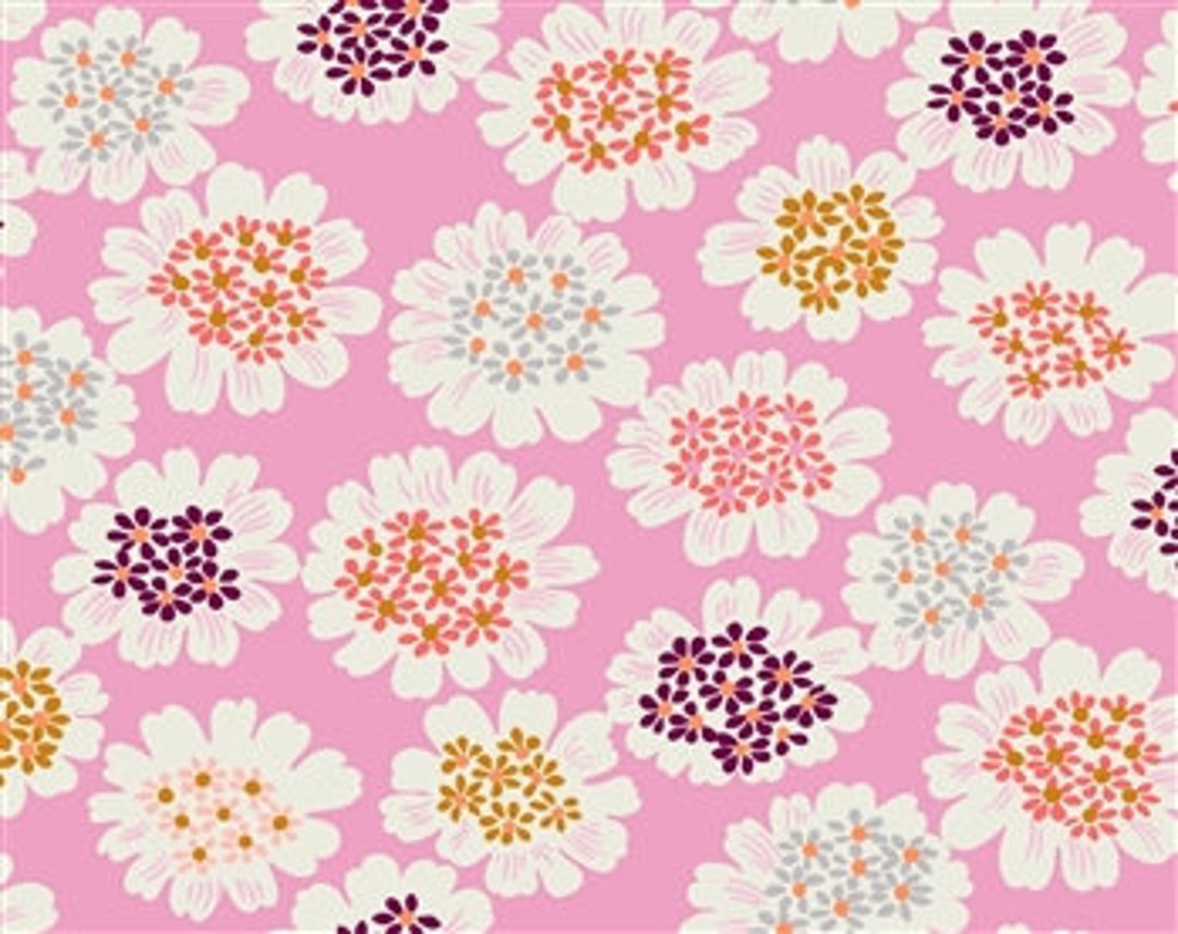 Steno Pool - FQ or More - Kim Kight Verbena Rouge Cotton + Steel RJR ...