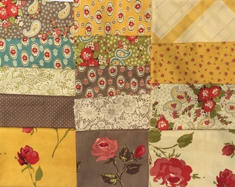 Urban Chiks Urban Cowgirl moda fabrics 14 FQ set OOP HTF
