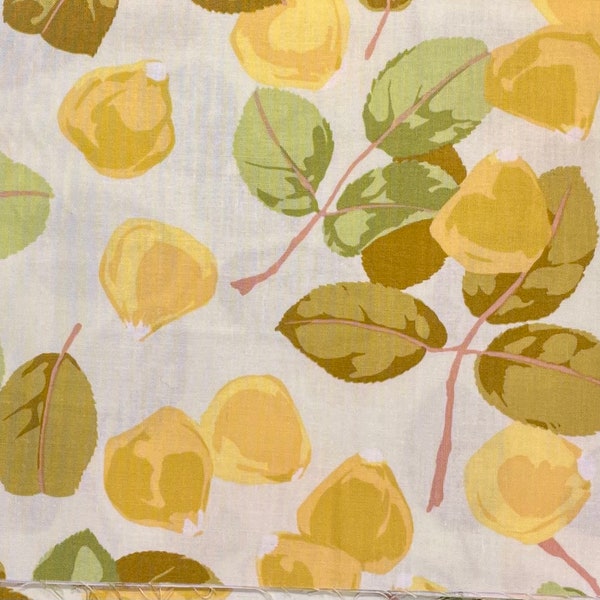 Martha Negley shy Long Quarter Yard Flower Market End of Day yellow Rowan Fabrics oop htf