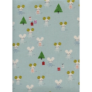 Frost - FQ or more - Little Friends aqua - Cotton + Steel oop htf