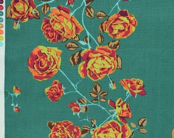 Love Always, AM - FQ or more - Social Climber teal - Anna Maria Horner oop htf