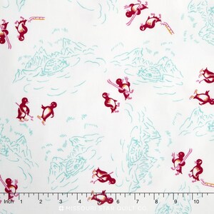 Frosty Friends - FQ or more - Penguins Everything but the Kitchen Sink RJR fabrics oop htf