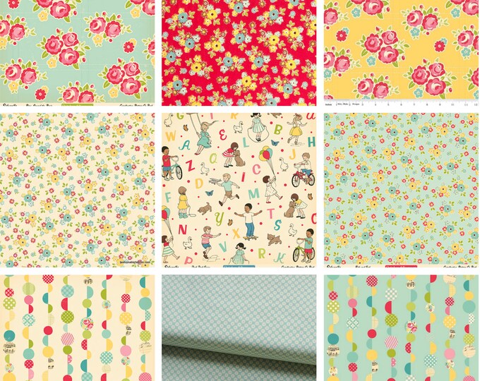 Sidewalks - 9 FQ Set - October Afternoon Riley Blake Fabric Oop Htf - Etsy
