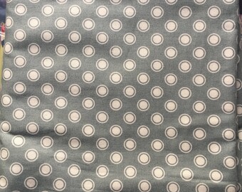 Aunt Edna circle dot gray DS Quilts Denyse Schmidt fabric FQ or more