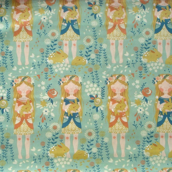 Fort Firefly Penny's Garden Birch Fabrics organic cotton FQ