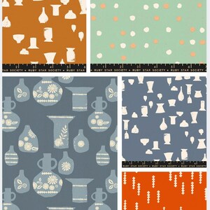 Vessel - 5 FQ set or more - Alexia Abegg Ruby Star Society fabric oop htf