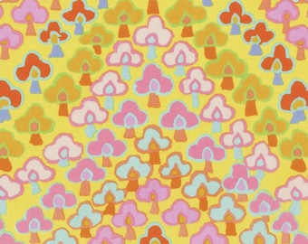 Kaffe Fassett - FQ or more - Trefoil yellow - Free Spirit Fabrics  OOP Rare