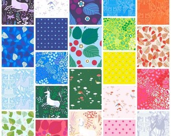 The Lovely Hunt Lizzy House Andover fabrics Complete 22 FQ set oop htf