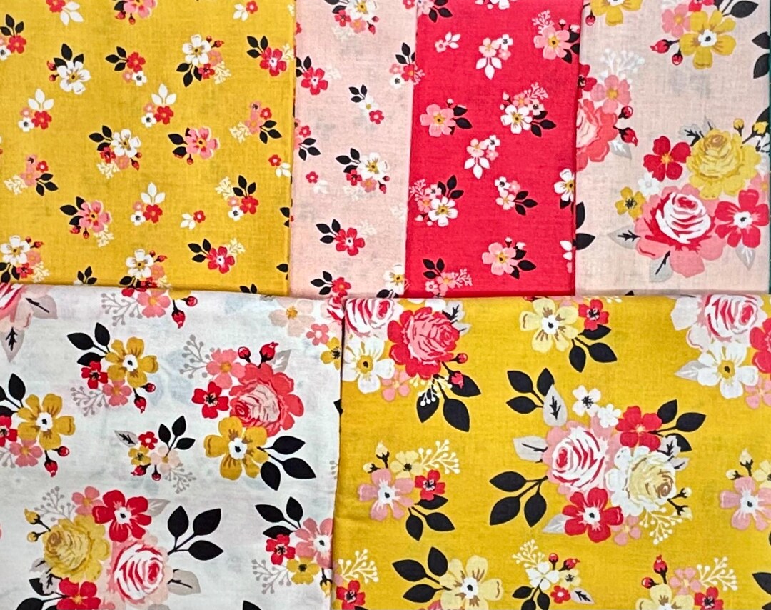 Vintage by Design - 6 FQ Set - by Dani - Riley Blake Fabric Oop Htf - Etsy