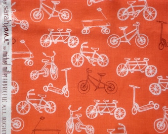 Sarah Jane Children at Play On the Go orange Michael Miller fabric FQ or more OOP HTF