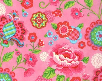 Gypsy Girl Lily Ashbury Gypsy Bloom candy floss pink moda fabrics FQ or more