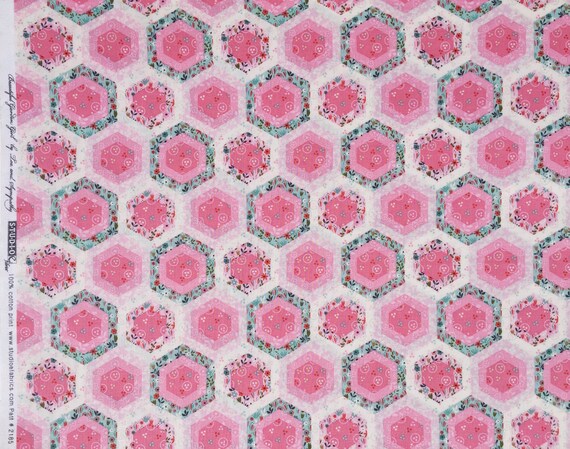 Denyse Schmidt PWDS150 Ludlow Sparse Floral Dogwood Cotton Fabric By Yd