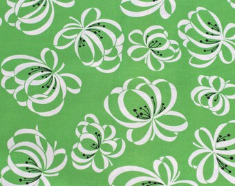 Katie Jump Rope Ribbon Flower Fairway green original release Denyse Schmidt Fat Quarter or more