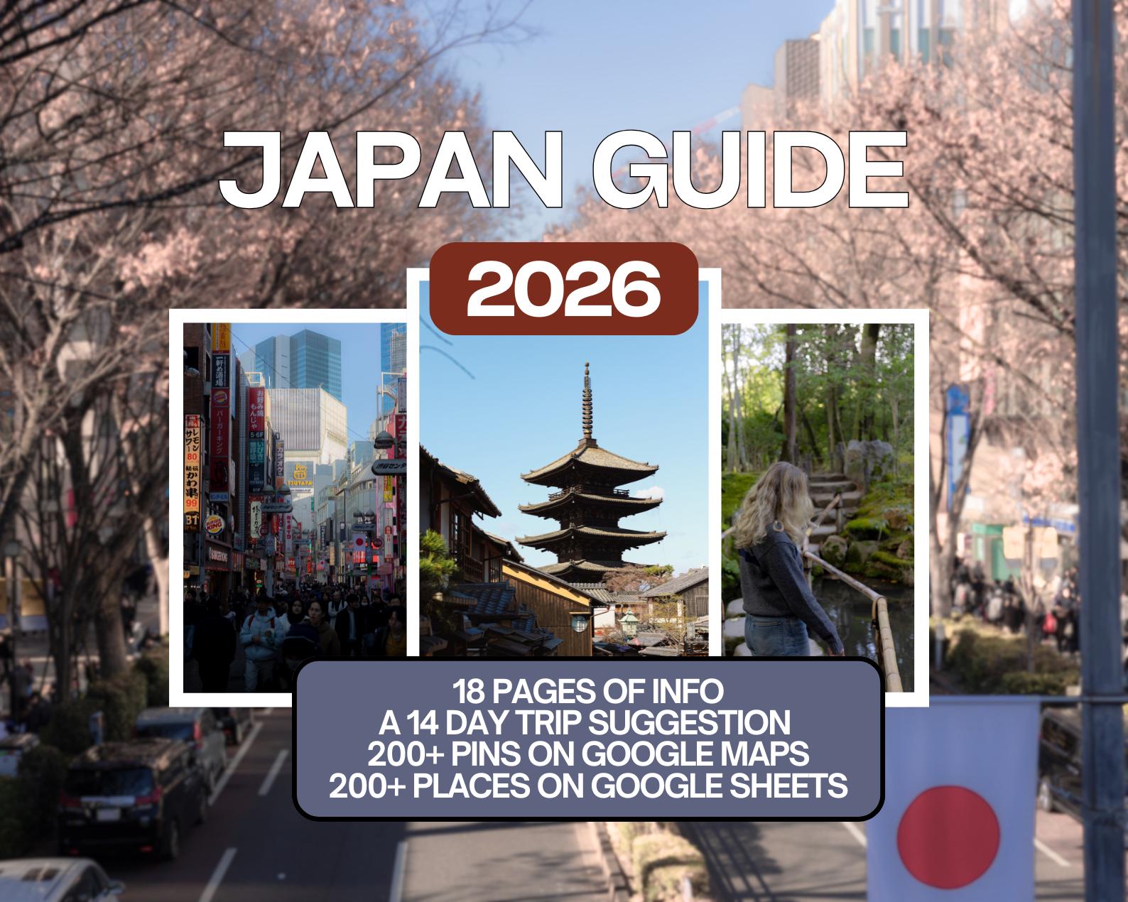 Japan travel guide - Etsy 日本