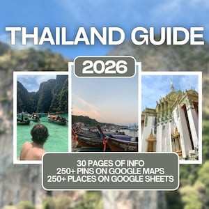 Reisgids Thailand | Bangkok, Phuket, Phi Phi-route (pdf-download)