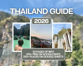 Thailand Trave Guide | Bangkok, Phuket, Phi Phi Itinerary (PDF Download)