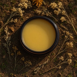 Calendula & Comfrey Herbal Salve – Roots and Rituals Rescue Balm | Organic First Aid | Natural Skin Repair | Healing Ointment