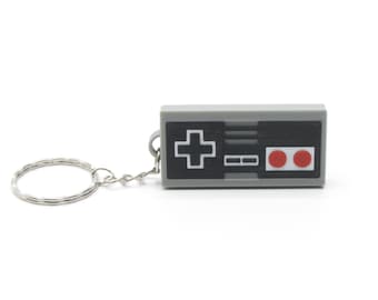 NES Retro Controller Keychain, 80s 90s Gaming Keychain, Vintage Style, Gamer Accessory, Gift