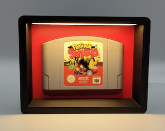 N64 game cartridge light up display box 162x120mm