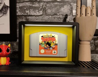 N64 game cartridge light up display box 162x120mm