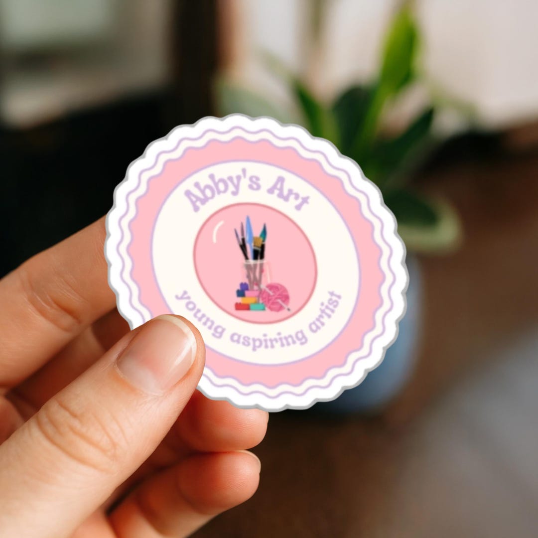 Abby's Art Logo Sticker - Etsy