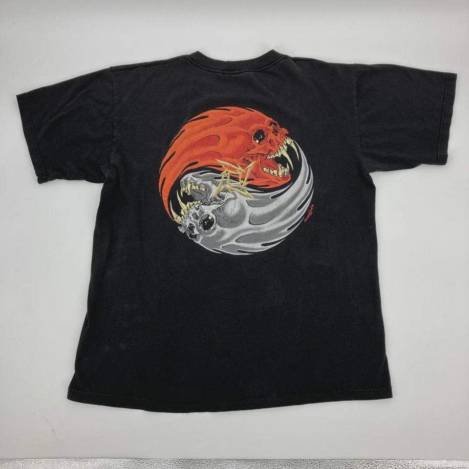 良品 90s LLICA PUSHEAD YING YANG REBEL 良品 90s LLICA PUSHEAD YING YANG REBEL Vintage 90s METALLICA