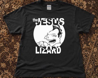 Vintage Graphic The Jesus Lizard T-Shirt Double Side