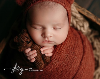 Newborn wrap set, photo prop, newborn photography