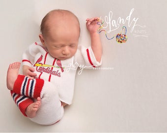 Custom Baby Boy Baseball Outfit - Perfect Photo Prop for Newborn - Ideal Shower Gift