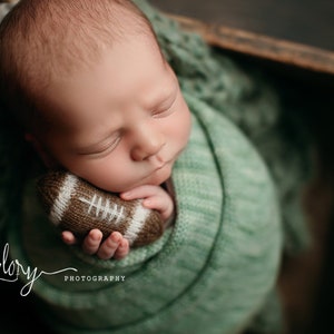 Tiny stuffed Football, Newborn photo prop, Football, baby football, baby lovie, photo prop, prop shop, baby boy, baby girl, newborn prop