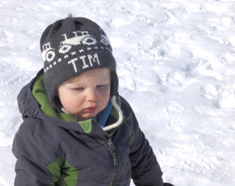 Bonnet d'hiver personnalisé avec oreillettes