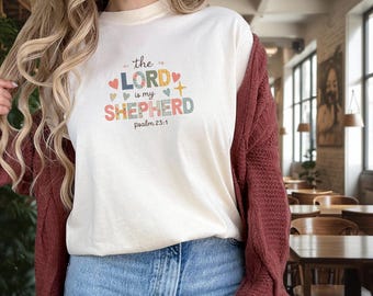 The Lord Comfort Colors® T Shirt, Bible Verse Shirt, Minimalist Christian Shirt, Christian Apparel, Religious Shirt, God Lover Shirt