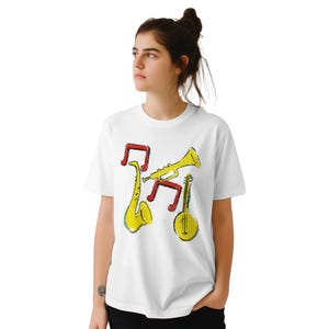 Doctor Who Inspired Ace Remembrance Music Instruments Unisex T-shirt Classic PAINTED GRAPHIC