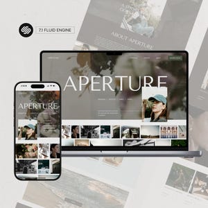 Squarespace Website Template for Photographers | Wedding, Product, Lifestyle, Travel | Modern & Elegant Portfolio | 7.1 Squarespace Template