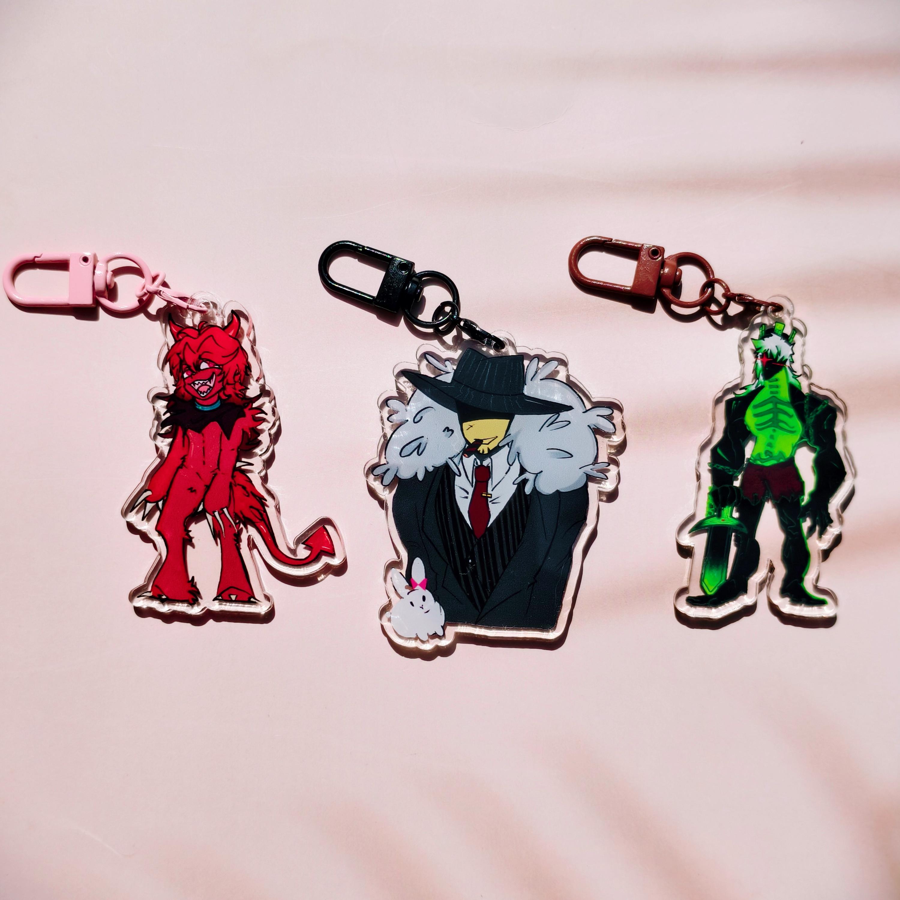 フォーサケンキーホルダー、アクリルキーホルダー | 1x1x1x1、トゥー