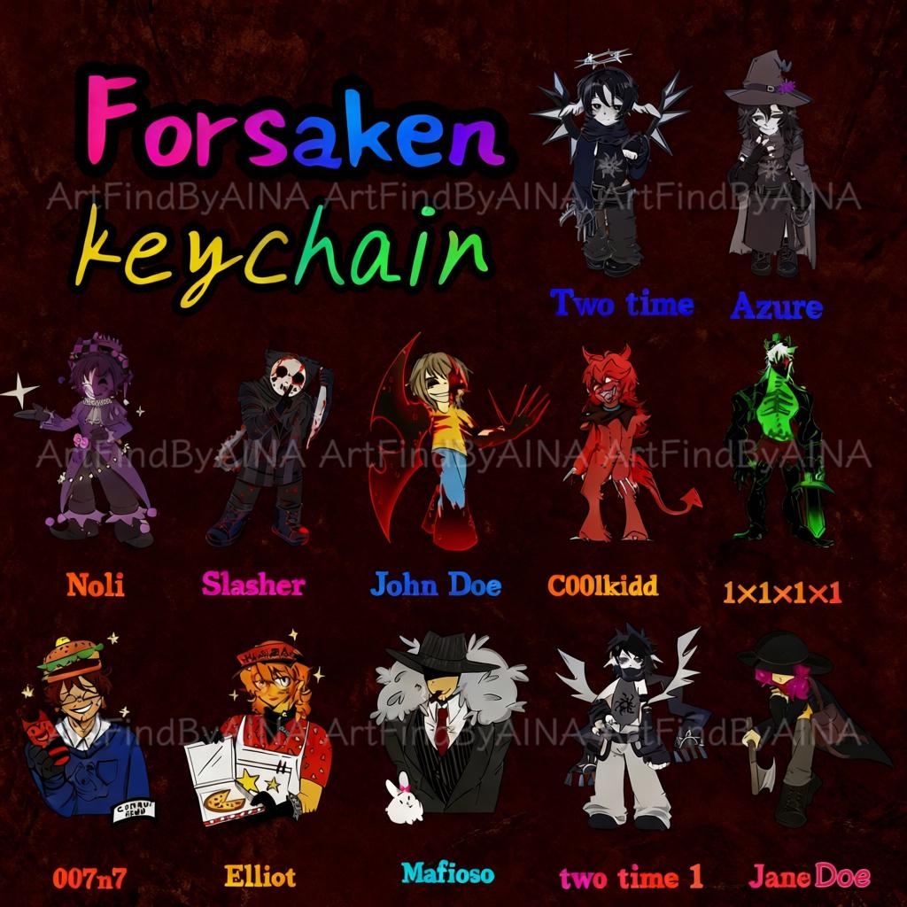 F*s様 アクセサリーまとめ Forsaken Keychain,acrylic Keychain | 1x1x1x1,two Time,azure,elliot