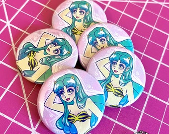 Urusei Yatsura Lum Button