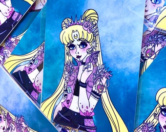 Punk Sailor Moon - Print 5 x 7 *SALE*