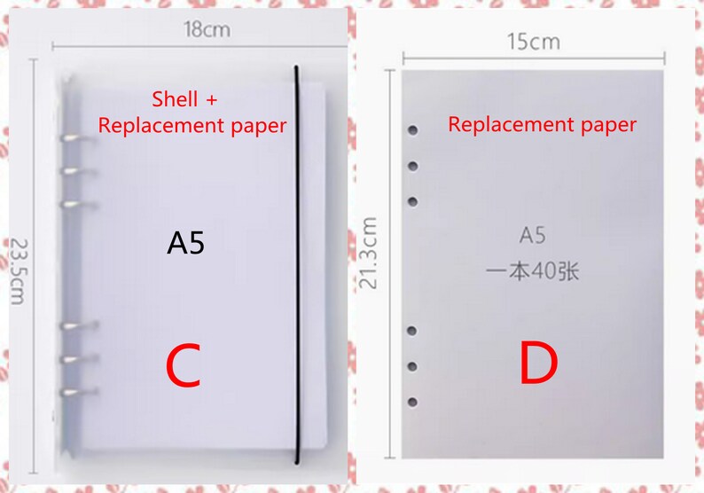 A4, A5, A6 Release Paper Book,sticker Storage Book,stickers Organizer