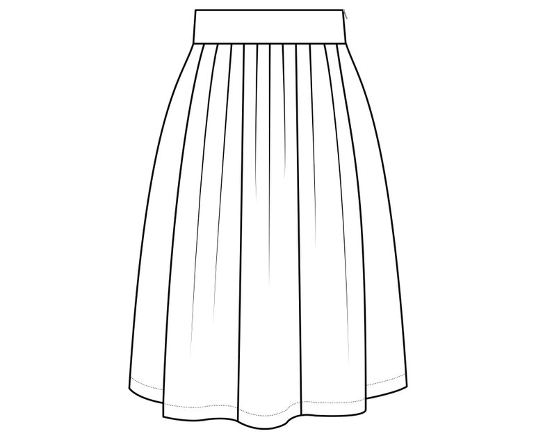 Skirt with Side Pockets Your Design Printed your favorite design on skirts- Skirt with your own Print Custom prints Personalized Clothes
