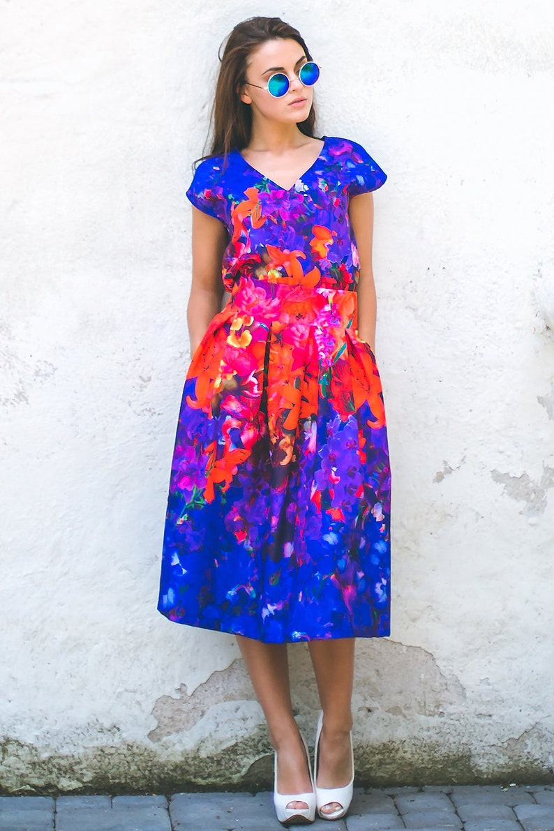 Skirt with Side Pockets Your Design Printed your favorite design on skirts- Skirt with your own Print Custom prints Personalized Clothes